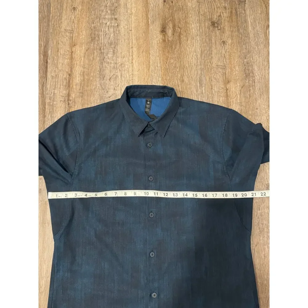 Lululemon Mens Airing Easy Short Sleeve Shirt Size Medium - Picture 6 of 10